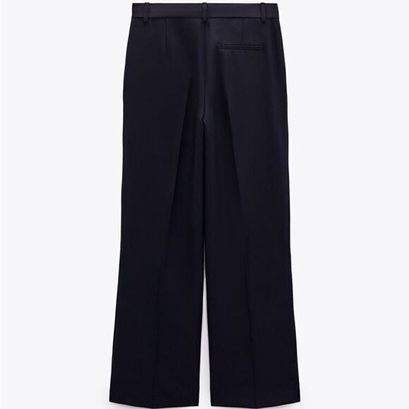 Zara Cropped Pants With Buttons New - Picture 6 of 9